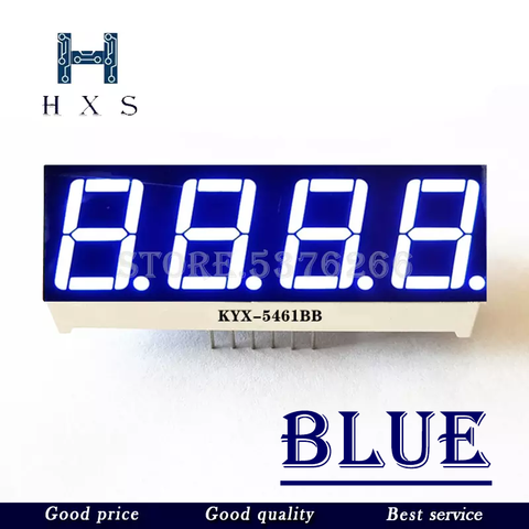 5PCS 0.56inch LED display 7 Segment 1Bit/2 Bit/3 Bit/4 Bit Digit Tube Blue Common Cathode / Anode Digital 0.56 inch led 7segment ► Photo 1/6