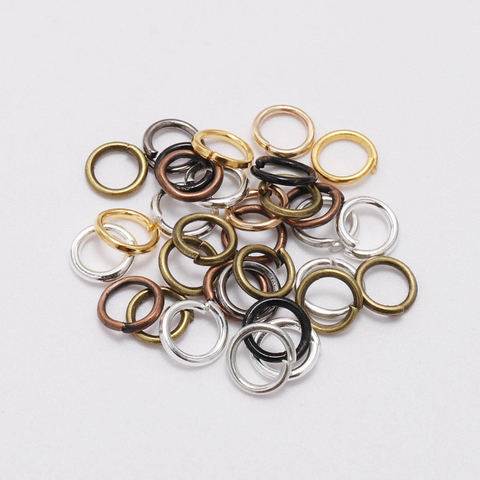 St.kunkka 200pcs/bag 4 5 6 8 10 mm OPen Jump Rings Gold/Bronze