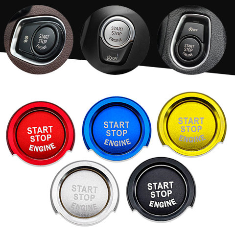 Engine Ignition Push Start Stop Ring Stickers Case Cap For Bmw E46 E60 E39 F20 F21 F30 F31 F10 Button Interior Accessories Cover ► Photo 1/6