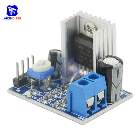diymoreTDA2030 TDA2030A Audio Amplifier Board DC 6-12V 18W Single Amp Power Supply Module ► Photo 1/6