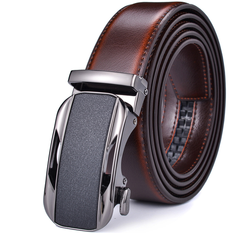 Men's Belt, Ratchet Dress Genuine Leather Belt for Men with Automatic Buckle ► Photo 1/6