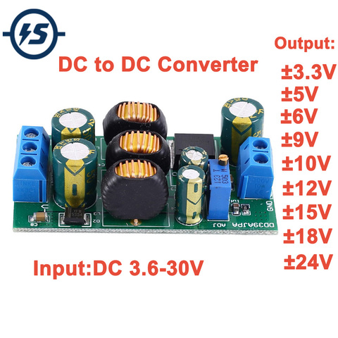 DC-DC Boost Buck Voltage Converter Positive & Negative Step UP Down Power Supply Module Adjustable 20W Dual Output 5V-24V ► Photo 1/6