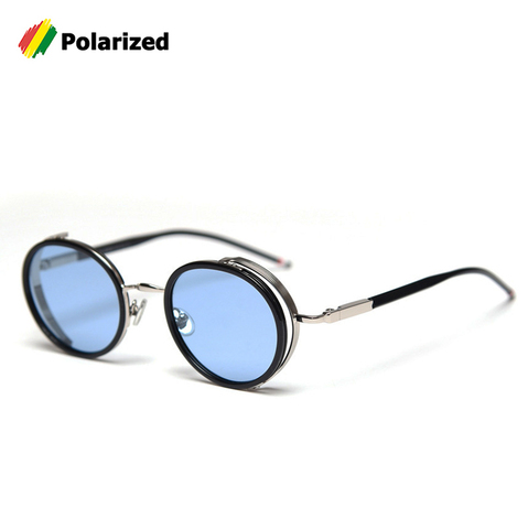 JackJad 2022 Fashion Metal Circle Round Style Polarized Sunglasses Vintage Classic Brand Design Sun Glasses Oculos De Sol S32009 ► Photo 1/6