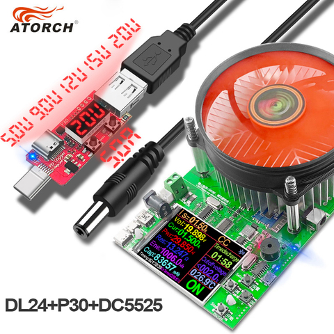 150W DC5.5 tester APP electronic load lithium battery capacity monitor discharge charge power meter supply checker + PD Trigger ► Photo 1/6