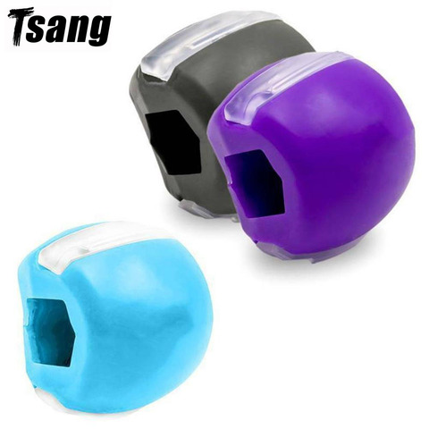 Jawline Exercise Ball Food-Grade Silica Gel Jaw Exerciser Muscle