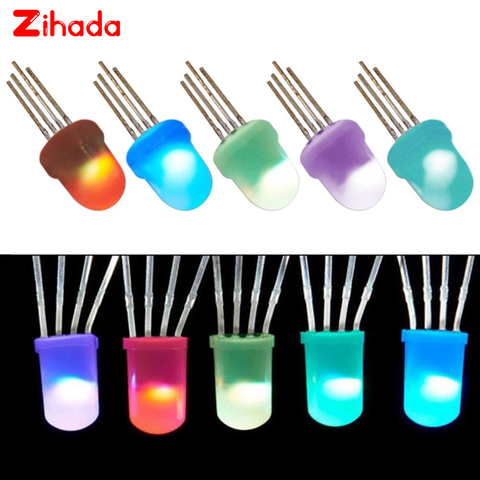 5mm 8mm Round RGB Full Color Neon Pixel IC APA106 F5 F8 RGB Led Beads Arduino Frosted Led Chips Like WS2811 WS2812 WS2812B DC 5V ► Photo 1/6