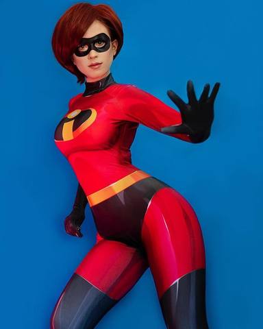 Elastigirl Cosplay Costume The Incredibles 2 Superhero Zentai Bodysuit Halloween Jumpsuits Adult Kids ► Photo 1/5