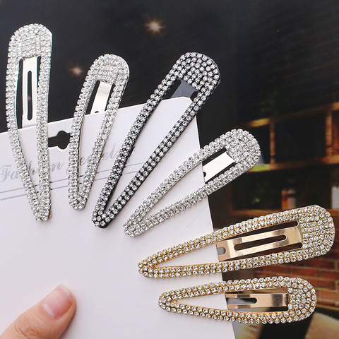 Elegant Metal Drop Rhinestone Hairpin Women Girls Hair Clip Bobby Pin Accessories For Hair Ornaments Hairclip Barrette Headdress ► Photo 1/6