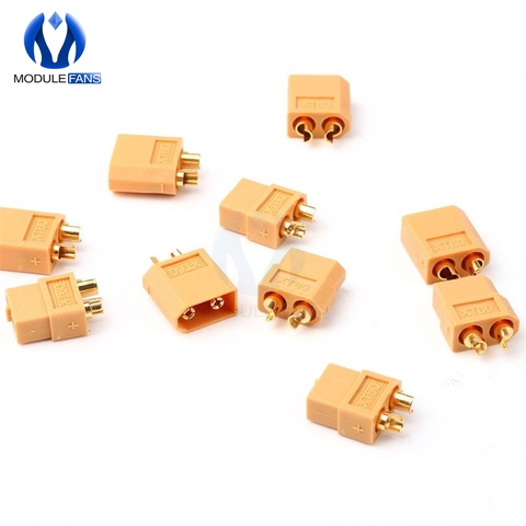 5Pairs 10pcs XT60 XT-60 Male Female Bullet Connectors Plugs For RC Lipo Battery  ► Photo 1/4