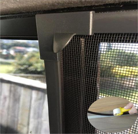 Adjustable DIY Customize Magnetic Window Screen windows for Motorhomes Removable Washable Invisible Fly Mosquito Screen Net Mesh ► Photo 1/6