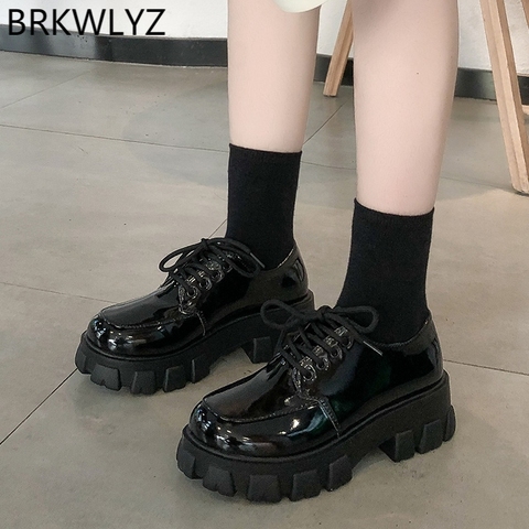 Women Chunky Sneakers Hidden Heels Height Increasing Ladies Wedge Shoes High Top Autumn Platform Women Shoes M1093 ► Photo 1/6