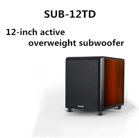 Winner/SUB-12TD Hi end bookshelf speaker 12 inch home theater active subwoofer 4 ohm ► Photo 1/4