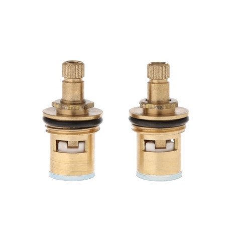 2pcs Standard 1/2 Ceramic Faucet Cartridge Water Mixer Tap InnerDisc Valve Quarter Turn ► Photo 1/6