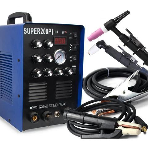 TOSENSE IGBT Pulse TIG/MMA Aluminium Welder 200A AC/DC 7 in 1 Milti-function Welding Equipment 50A Plasma Cutter Welding Machine ► Photo 1/6