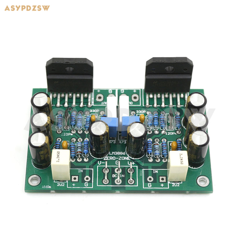 LM3886 MINI Stereo Pure Power amplifier Dynamic feedback circuit PCB/DIY Kit/Finished board ► Photo 1/6