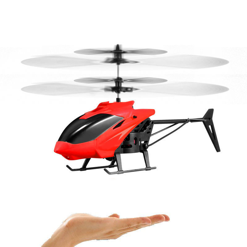 KANKOO Robot Toy Drone Toy RC Helicopter Gifts Flying Robot RC Induction Robot Toy Helicopter Induction Drone Toy Hand Controlled Drone Quadcopter Flying Toys The Robot Flashing Light Toys
