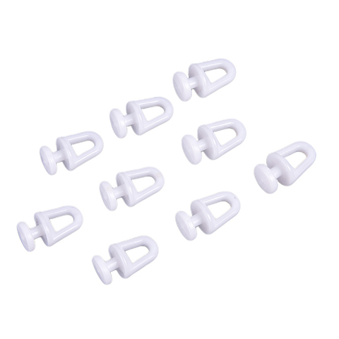60Pcs Plastic Rail Curtain Conveyor Hook Rollers Home Curtains Accessories ► Photo 1/6