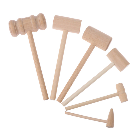 1Pcs Wooden Hammer Mallet Carving Tool Leather Craft Jewelry Making Hammer Tool ► Photo 1/1