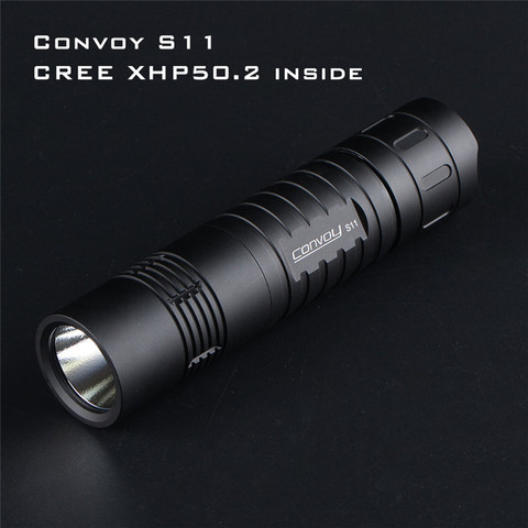Convoy S11 LED Flashlight Cree XHP50.2 Powerful Outdoor Tactical Flashlight Mini Torch EDC Search Light Powerful By18650 Battery ► Photo 1/6