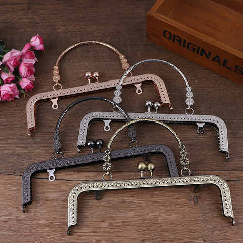 1PC New Hot  Metal Frame Kiss Clasp Lock For Sewing Handbag Purse Coin Bag DIY Tool ► Photo 1/6