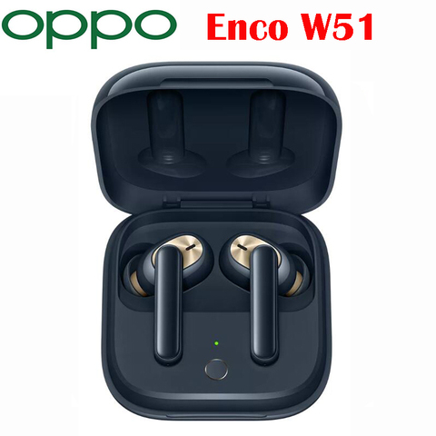 New Original OPPO Enco W51 TWS Earphone Bluetooth 5.0 Noise Cancellation Wireless Earphones For Reno 4 Pro 3 Find X2 Pro ACE 2 ► Photo 1/6