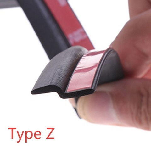 Z Type Car Door Seal Noise Insulation Weatherstrip Sealing Rubber Strip Trim Z-shaped Seal Windshield Car Door Sealing Strip ► Photo 1/6