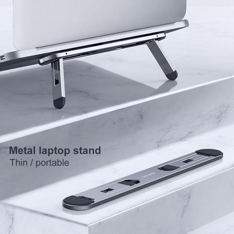 Oatsbasf Laptop stand suporte notebook tablet accessories macbook pro stand Mini Foldable laptop Portable holder Cooling stand ► Photo 1/6
