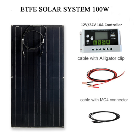 1000W solar energy whole solar system 100w flexible solar panel 200w 100w power home kit solar three types ► Photo 1/6