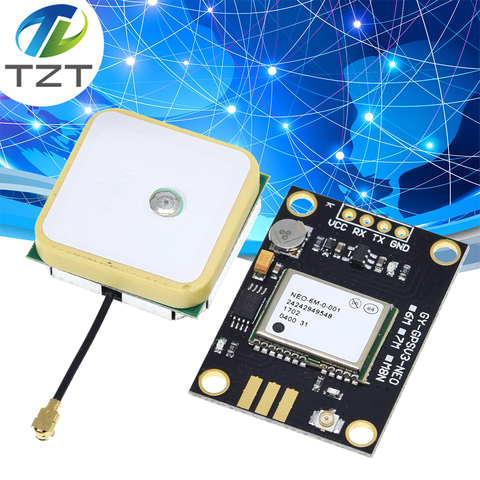 GY-NEO6MV2 new NEO-6M GPS Module NEO6MV2 with Flight Control EEPROM MWC APM2.5 large antenna for arduino ► Photo 1/6