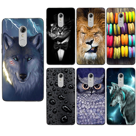 Novelty Soft TPU Printed Case for ZTE Blade V7 Plus Silicone Phone Capa Cover for ZTE V7 Plus Case Fundas ► Photo 1/6