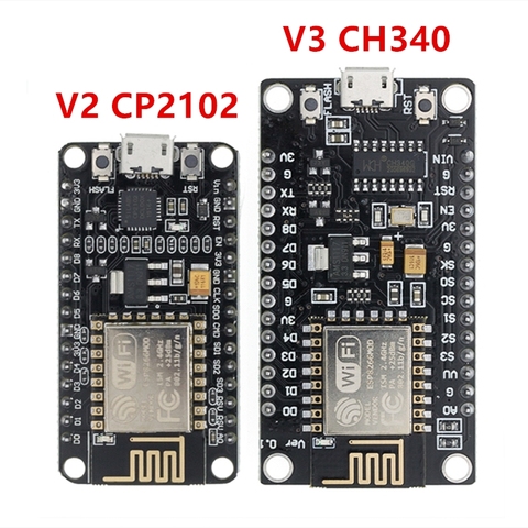 50PCS Wireless module CH340/CP2102 NodeMcu V3 V2 Lua WIFI Internet of Things development board based ESP8266 with pcb Antenna ► Photo 1/6