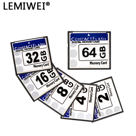 Compact Flash Card 64GB 32GB 16GB 8GB Memory Card High Speed CF Flash Card Real Capacity LEMIWEI CF Card For Camera ► Photo 1/6