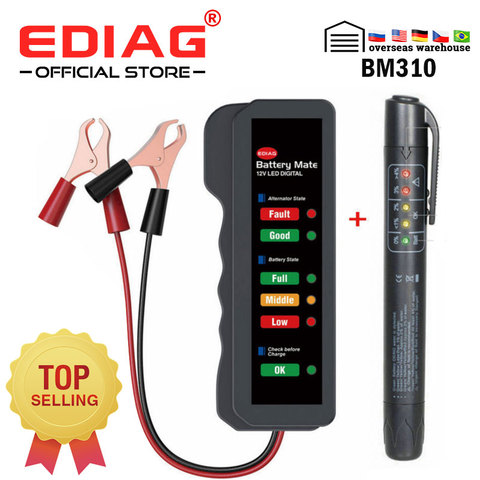 Universal Car Brake Fluid Oil Liquid Tester 5 LED Testing Pen Diagnostic  Tools