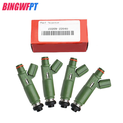 4pcs/lot fuel injectors with Red box 23250-22040 23209-22040 2325022040 2320922040 For Corolla Matrix Celica For Vibe Chevy 1.8L ► Photo 1/6