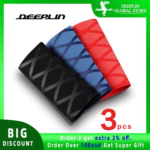 3pcs DEEPLIN Table Tennis Rackets for Overgrip Handle Tape Heat-shrinkable  Ping Pong set bat grips Sweatband Accessories ► Photo 1/6