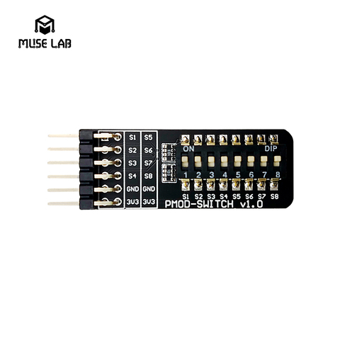 PMOD-SWITCH Expansion Board ICESugar FPGA Expansion Module Standard PMOD Interface 8 bit DIP Switch ► Photo 1/3