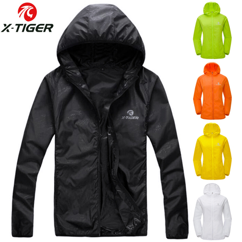 X-TIGER Windproof Reflective Cycling Jersey MTB Bike Bicycle Windcoat Super Light Sunscreen Hiking Jacket Cycling Sports Clothes ► Photo 1/6