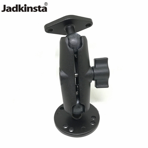 Jadkinsta Motorcycle Round and Diamond Base Ball Mount 9cm Double Socket Arm with AMPS Hole Pattern for Ram Mounts for Gopro GPS ► Photo 1/6