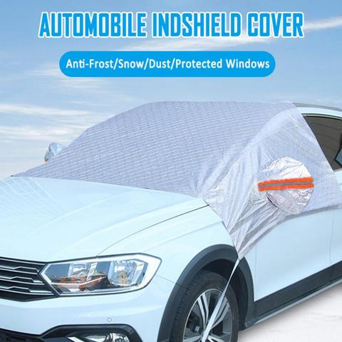 Universal Car Windshield Snow Cover Outdoor Sunshade Anti Ice Frost Winter  Auto Protector Accessories Car Exterior Cover