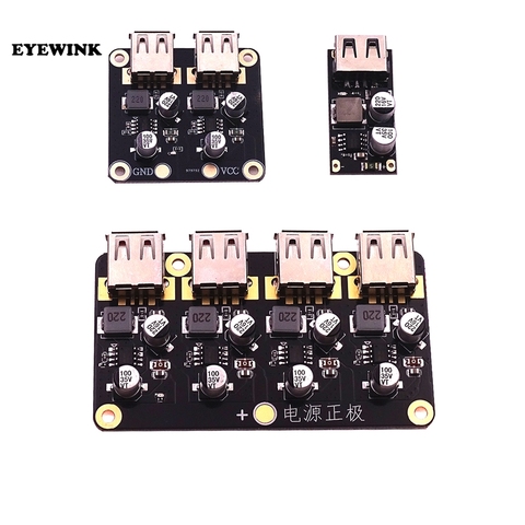 USB QC3.0 QC2.0 USB DC-DC Buck Converter Charging Step Down Module 6-32V 9V 12V 24V to Fast Quick Charger Circuit Board 5V ► Photo 1/6