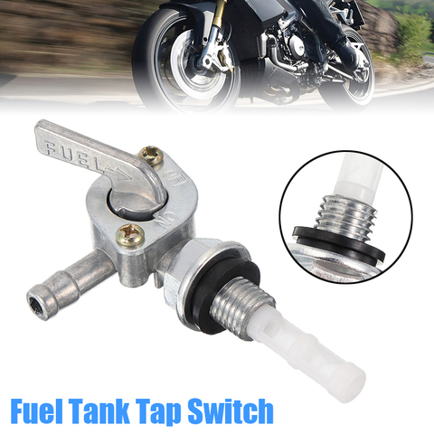 10mm Metal Motorcycle Fuel Tank Tap Switch Generator Pit Dirt Bike ATV Quad Fuel Petrol Tank Tap Petcock Switches 10mm Thread ► Photo 1/6