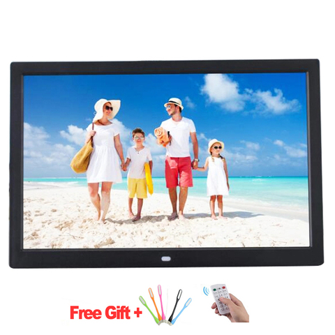 12 inch Digital Photo frame Full HD Digital Picture Frame With Remote Control MP4 Player Movies mp3 Video Alarm ► Photo 1/6