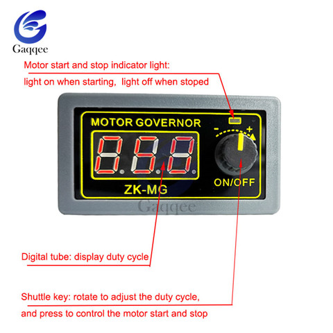 DC 5V-30V 5A 150W PWM DC Motor Speed Controller governor with led display Fan Speed Control Switch Regulator 5V 12V 24V ► Photo 1/6