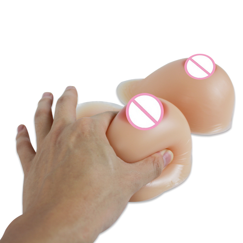 Breast Form Self Adhesive Realistic Fake Boobs Tits Enhancer Crossdresser Drag Queen Shemale Transgender Crossdressing ► Photo 1/6