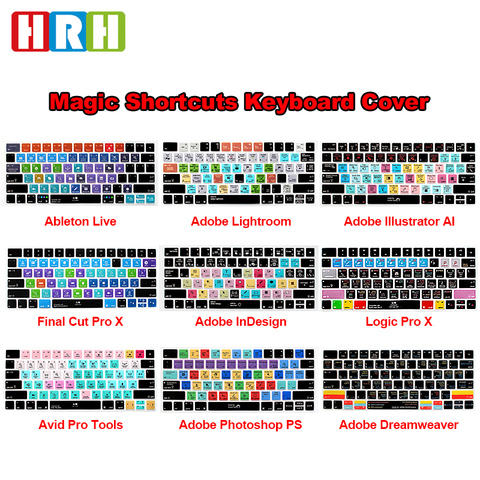 HRH Ableton Live Avid Pro Tools Final Cut Pro X PS Hot key Functional Keyboard Cover Skin for Magic Keyboard MLA22B/A US ► Photo 1/6