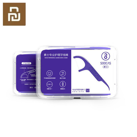 Soocare 50pcs/box Daily Tooth Cleaning Professional Dental Floss Testing Food Grade Fast Ship ► Photo 1/5