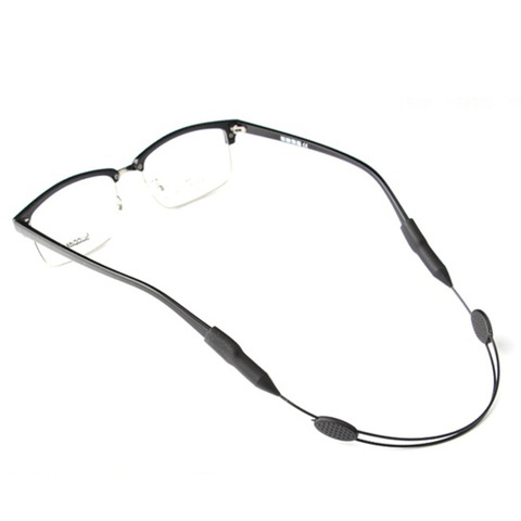 25cm Candy Color Elastic Silicone Eyeglasses Straps Sunglasses Chain Sports Anti-Slip String Glasses Ropes Band Cord Holder ► Photo 1/6
