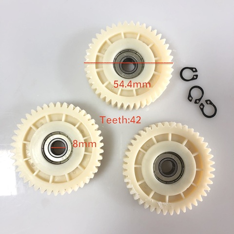 500W Geared Hub Motor BPM Nylon Gear set Spare Part for Replacement 42 Teeth 3PCS with Circlip Ring ► Photo 1/3