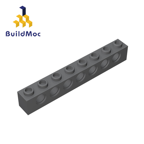 BuildMOC Compatible Toys Children 3702 Technic Brick 1 x 8 For Building Blocks Parts DIY LOGO Educational Creative gift Toys ► Photo 1/6