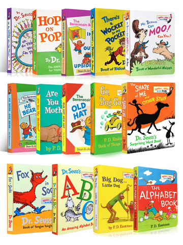 Dr Seuss's Book of Wonderful Noises English Language Montessori Classroom Baby Learning English Reading Cardboard Books for Kids ► Photo 1/6